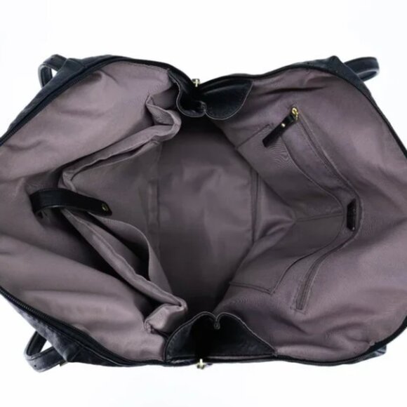 TUTILO Black Polyester Shoulder Bag - Picture 2 of 14